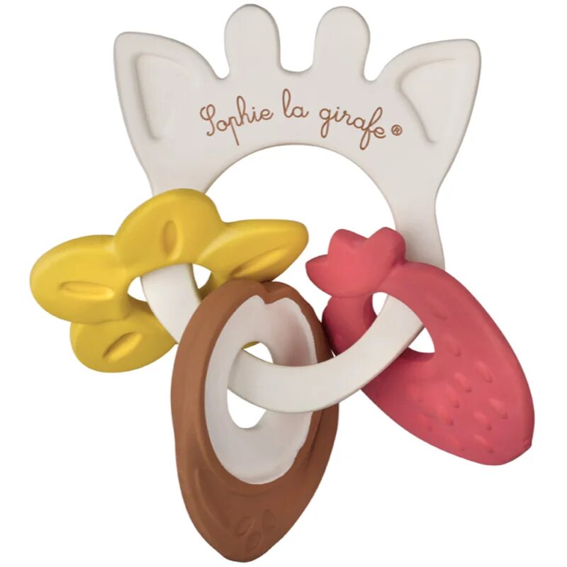 Sophie La Girafe Vulli Fragrance Ring hračka Vanilla Strawberry and Coconut 1 ks