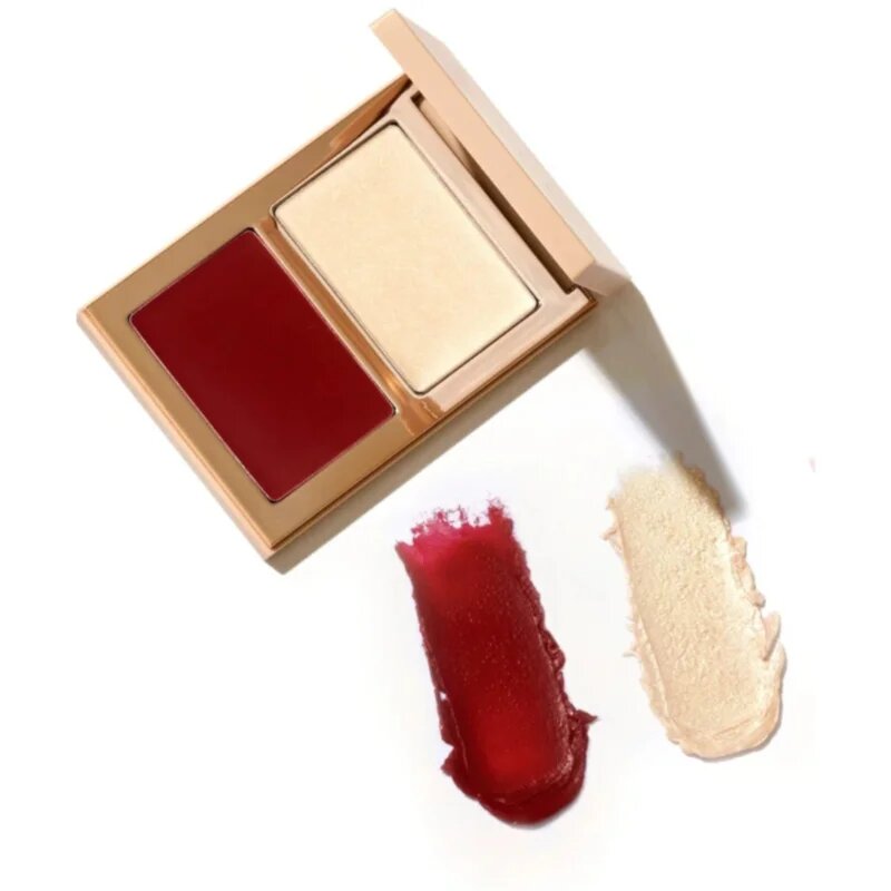 SOSU Cosmetics Blush and Glow Duo krémová tvářenka a rozjasňovač 2x4 g