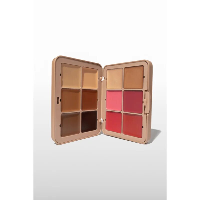 SOSU Cosmetics Complete Canvas Complexion Palette multifunkční paleta na obličej odstín Dark 26.4 g