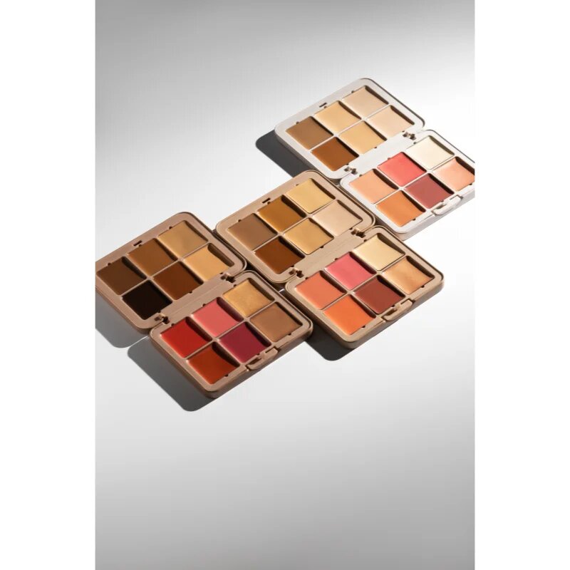 SOSU Cosmetics Complete Canvas Complexion Palette multifunkční paleta na obličej odstín Dark 26.4 g
