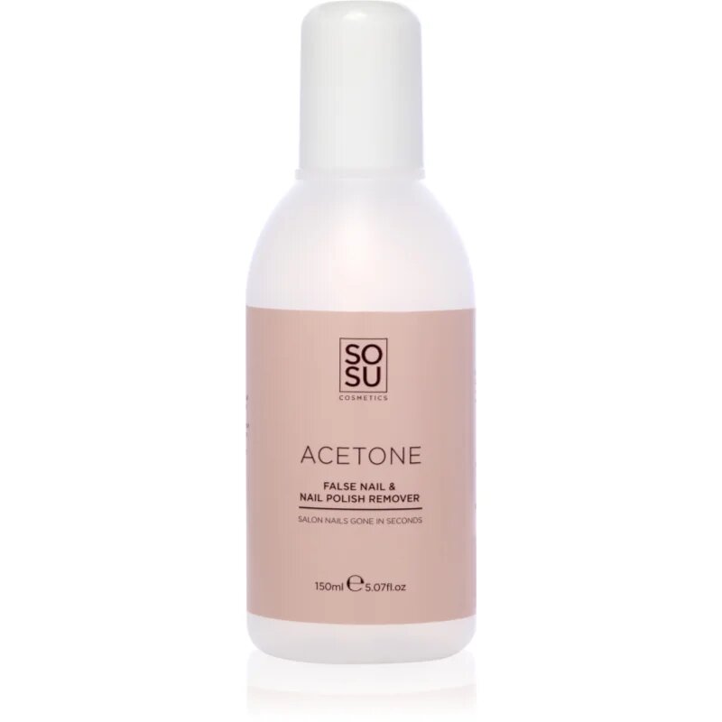 SOSU Cosmetics Gone Girl Acetone odlakovač na nehty 150 ml