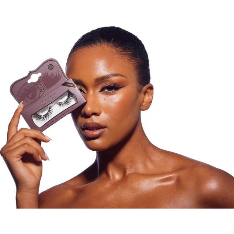 SOSU Cosmetics Hidden Agenda Fox Eye Collection umělé řasy odstín Feral 1 ks