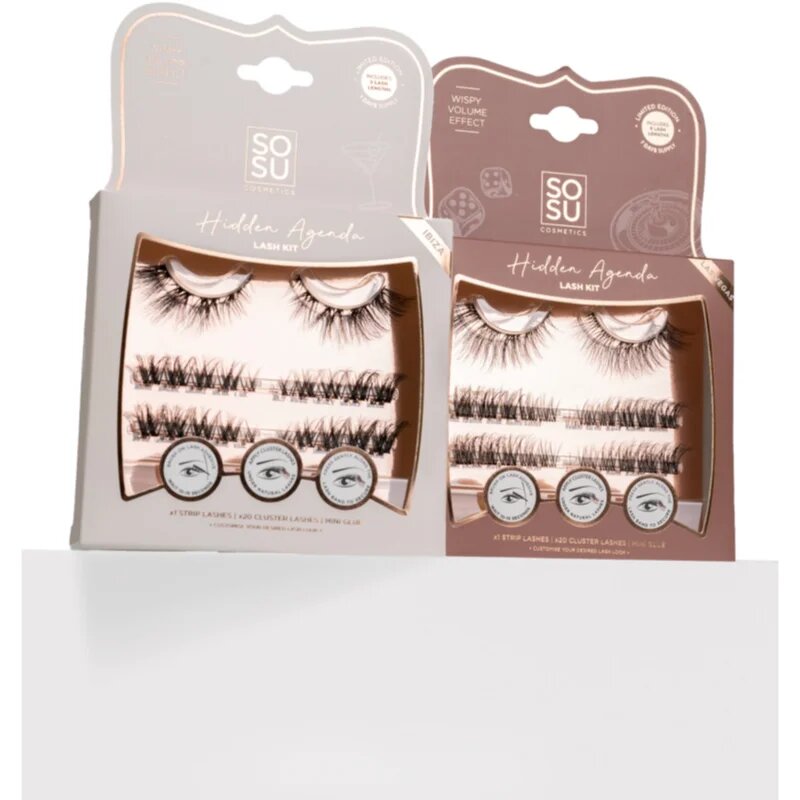 SOSU Cosmetics Hidden Agenda Lash Kit umělé řasy Ibiza 1 ks