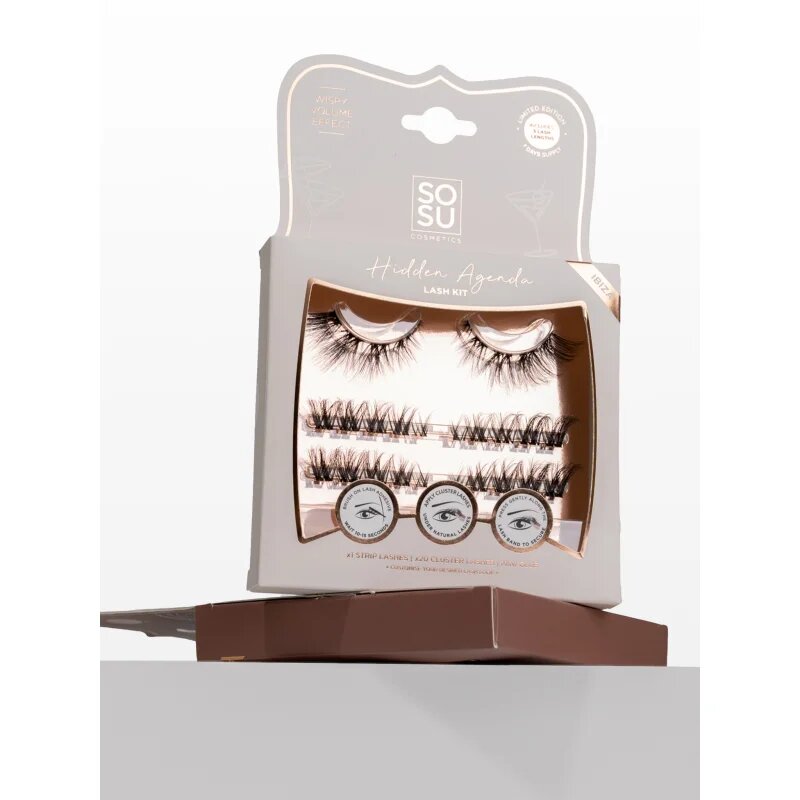 SOSU Cosmetics Hidden Agenda Lash Kit umělé řasy Ibiza 1 ks