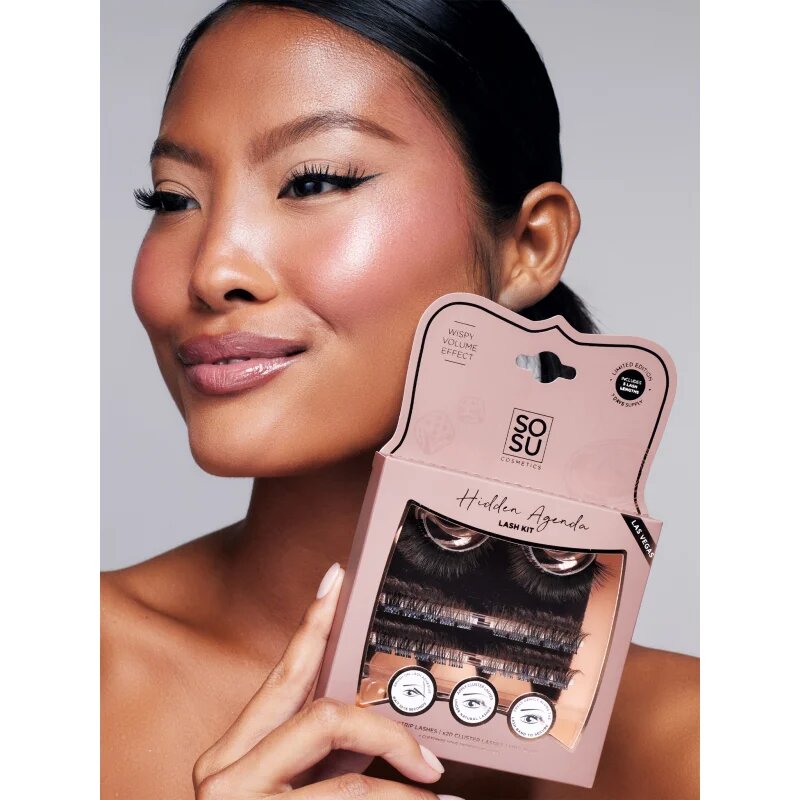 SOSU Cosmetics Hidden Agenda Lash Kit umělé řasy Las Vegas 1 ks