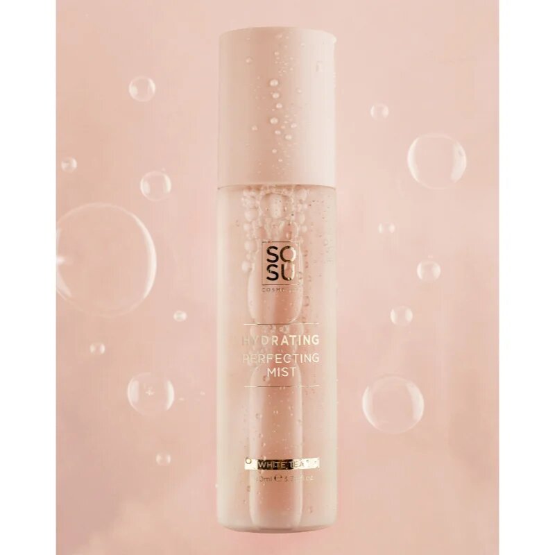 SOSU Cosmetics Hydrating Perfecting Mist hydratační mlha na obličej odstín White Tea 100 ml