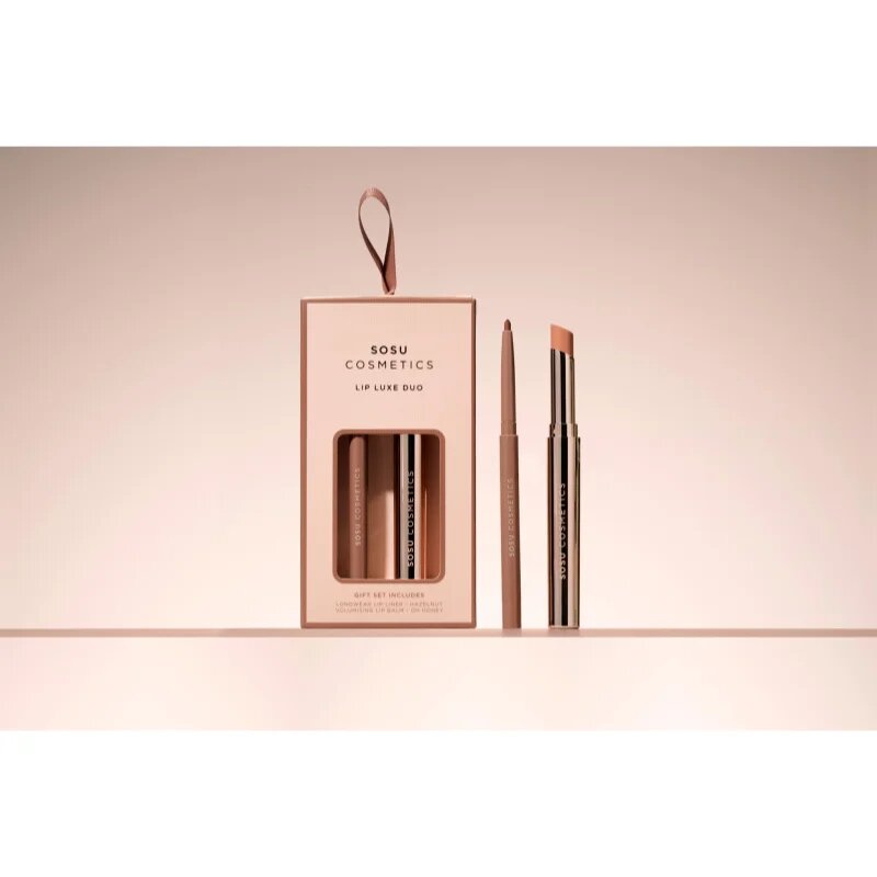SOSU Cosmetics Lip Luxe Duo dárková sada na rty odstín Nude