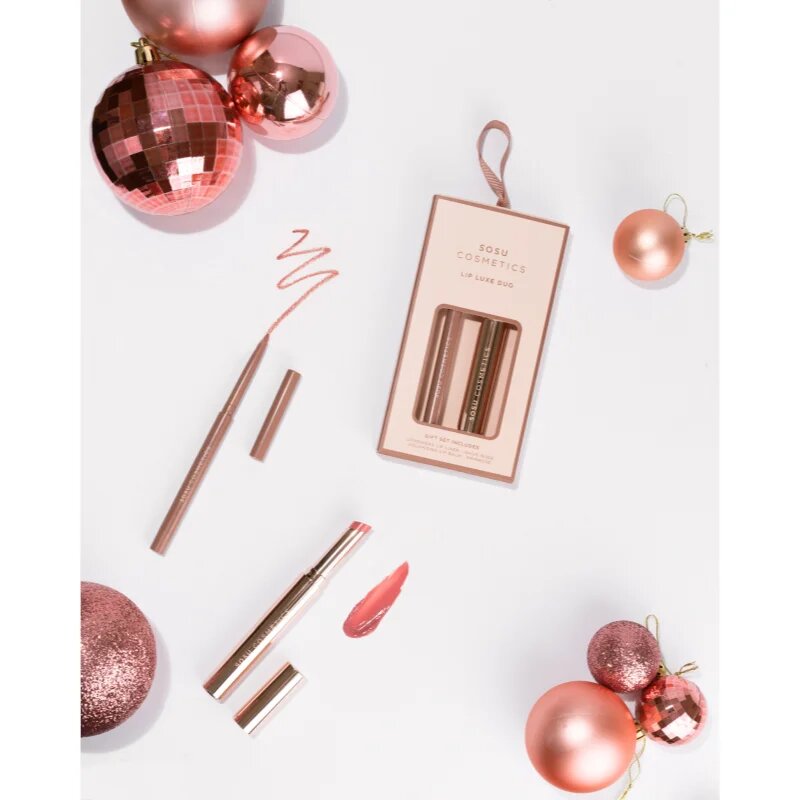SOSU Cosmetics Lip Luxe Duo dárková sada na rty odstín Pink