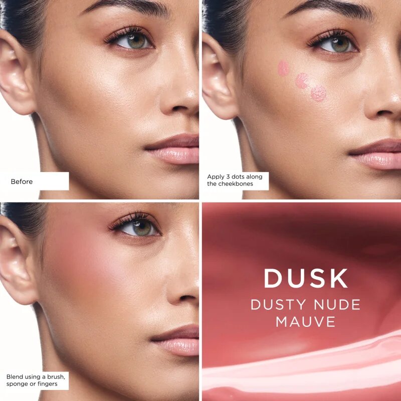 SOSU Cosmetics Liquid Blush Satin tekutá tvářenka odstín Dusk 9 ml