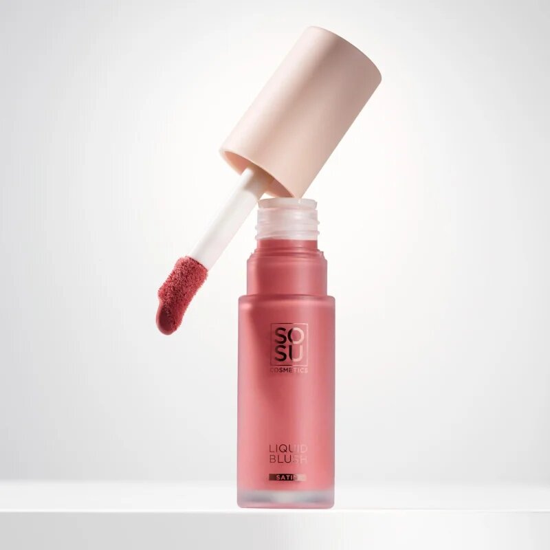 SOSU Cosmetics Liquid Blush Satin tekutá tvářenka odstín Dusk 9 ml