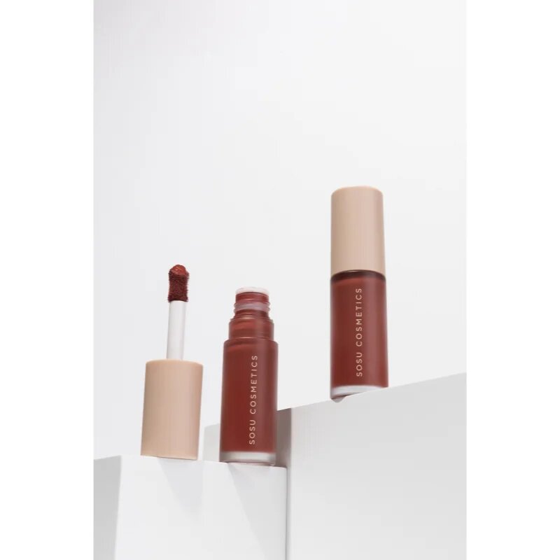 SOSU Cosmetics Liquid Blush tekutá tvářenka odstín Toasted Cherry 9 ml