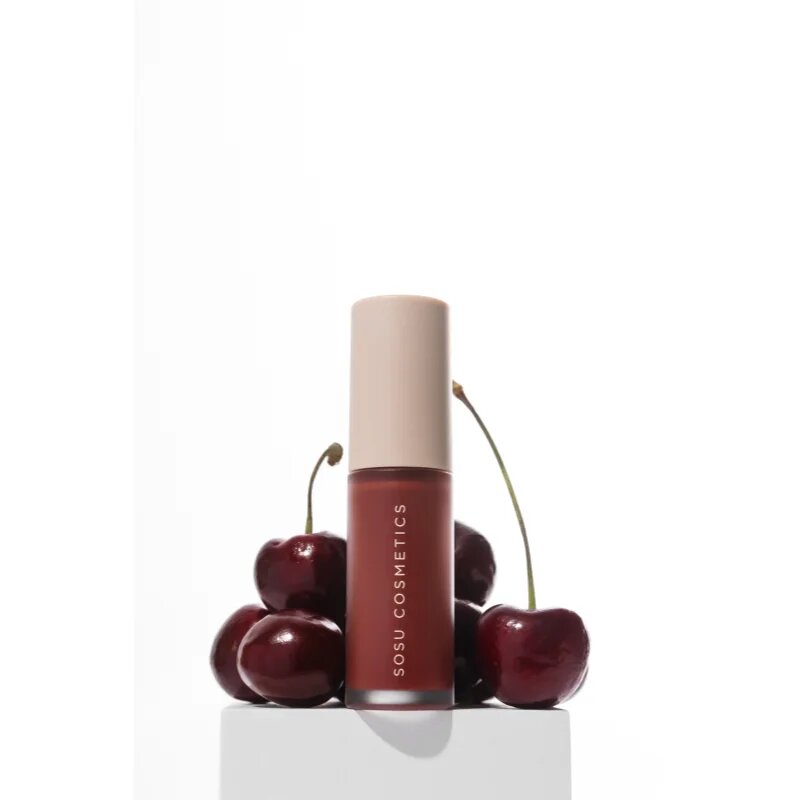 SOSU Cosmetics Liquid Blush tekutá tvářenka odstín Toasted Cherry 9 ml