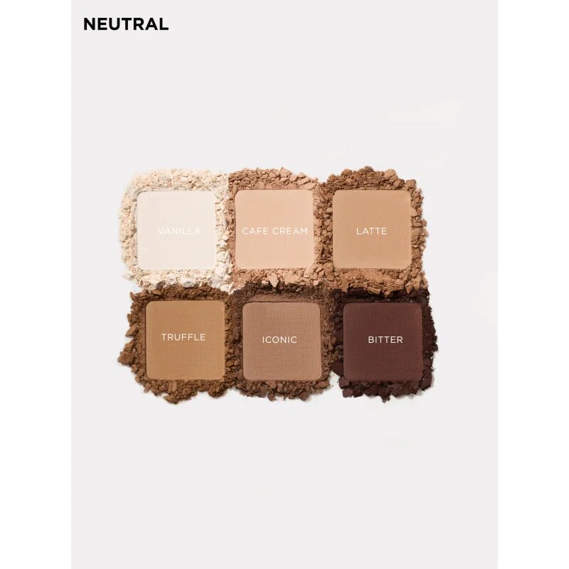 SOSU Cosmetics Matte Eyeshadow Palette paletka očních stínů odstín Neutral 6x1.3 g