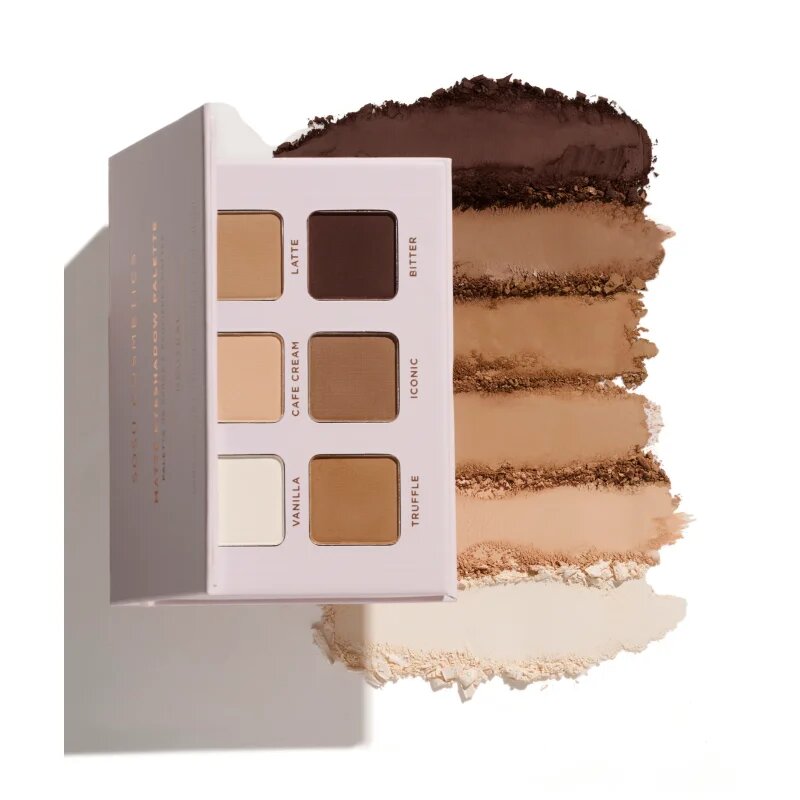 SOSU Cosmetics Matte Eyeshadow Palette paletka očních stínů odstín Neutral 6x1.3 g