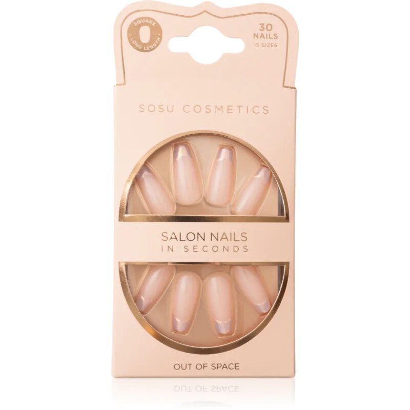 SOSU Cosmetics Salon Nails umělé nehty odstín Out Of Space 30 ks