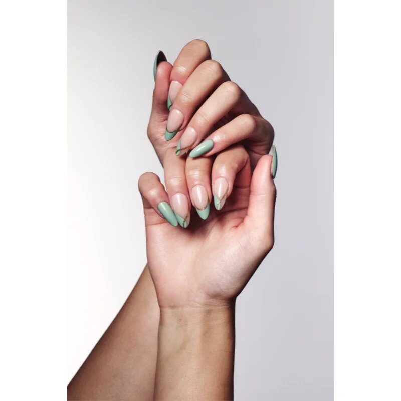 SOSU Cosmetics Salon Nails umělé nehty odstín Soft Sage 30 ks