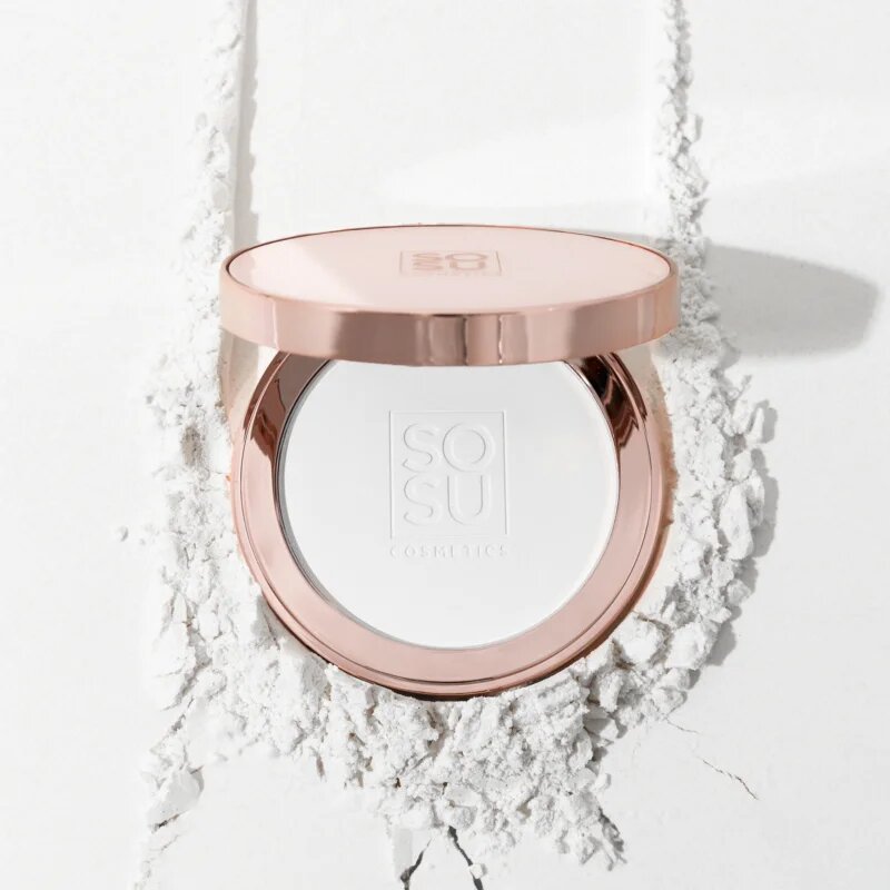 SOSU Cosmetics Sheer Silk Pressed Powder transparentní pudr 9 g