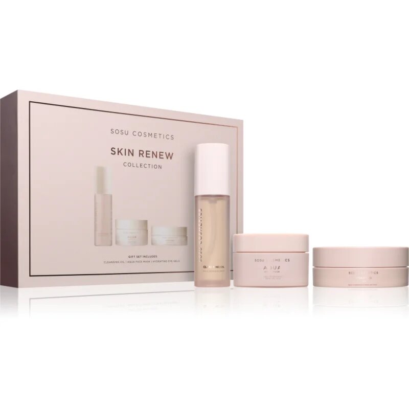 SOSU Cosmetics Skin Renew Collection sada pro péči o pleť 3 ks