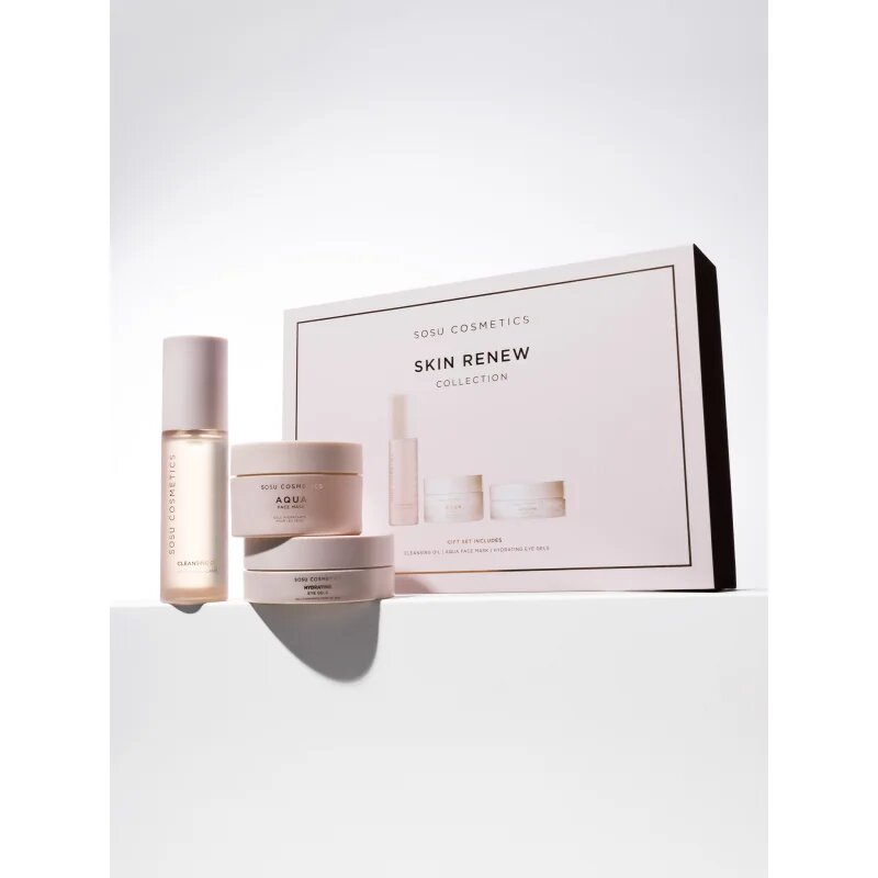 SOSU Cosmetics Skin Renew Collection sada pro péči o pleť 3 ks