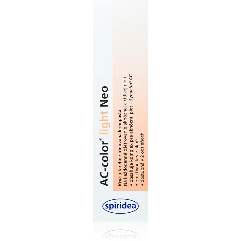 Spiridea AC-color Light Neo tónovací krém pro problematickou pleť akné 30 g