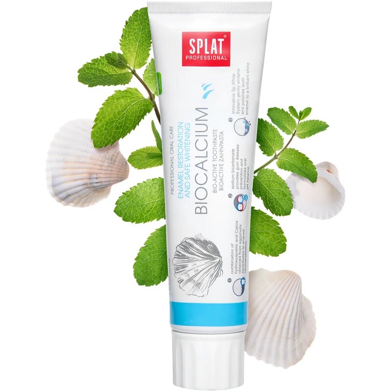 Splat Professional Biocalcium bioaktivní zubní pasta pro obnovu zubní skloviny a šetrné bělení 100 g