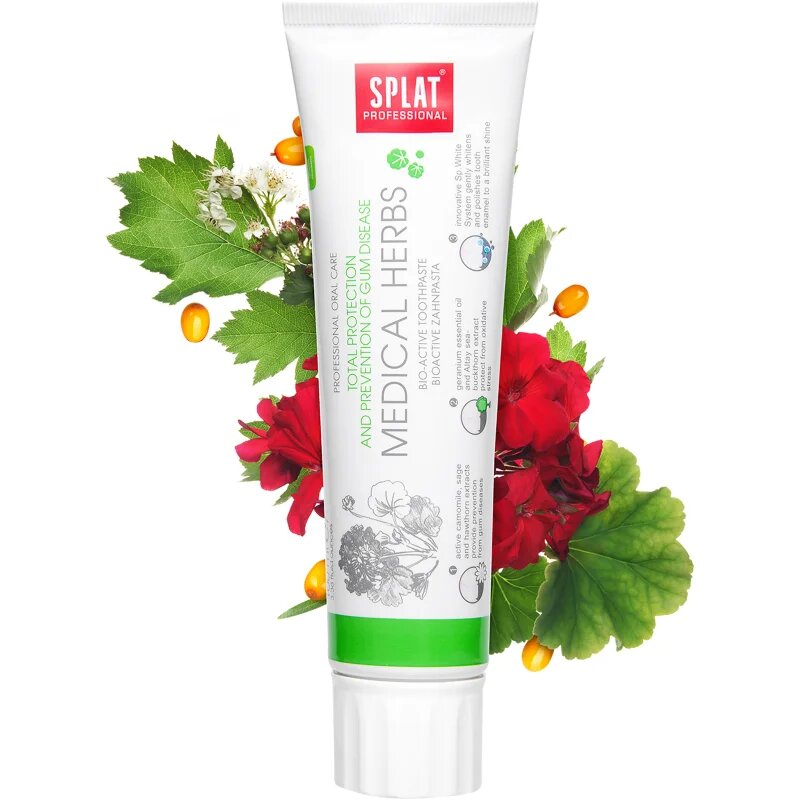 Splat Professional Medical Herbs bioaktivní zubní pasta pro ochranu zubů a dásní 100 g