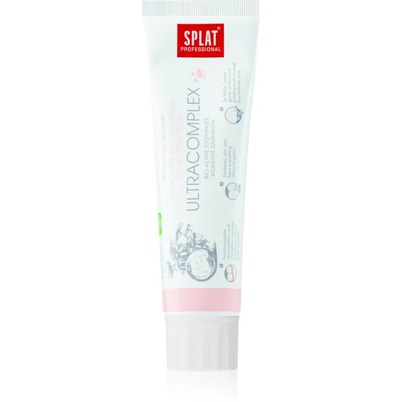 Splat Professional Ultracomplex bioaktivní zubní pasta pro komplexní péči a bělení citlivých zubů 100 ml