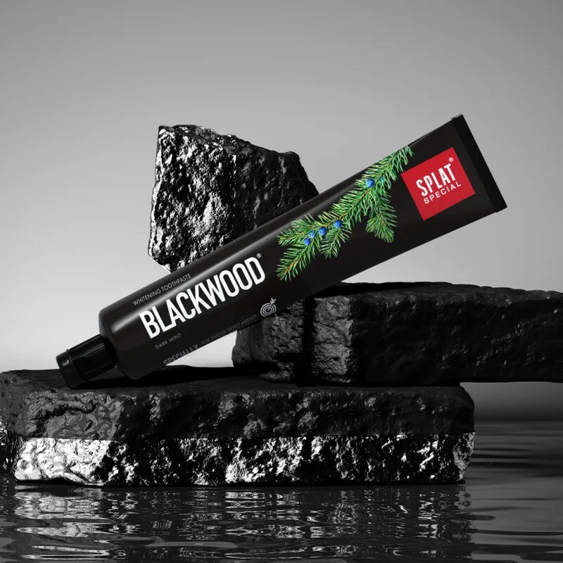 Splat Special Blackwood bělicí zubní pasta příchuť Dark Mint 75 ml