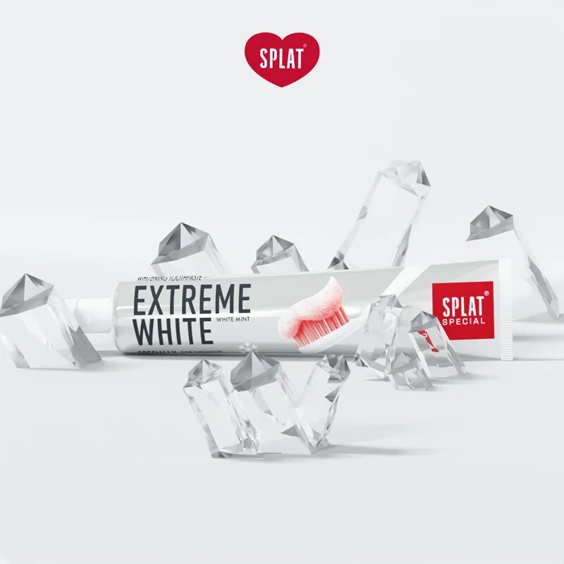 Splat Special Extreme White bělicí zubní pasta příchuť Fresh Mint 75 ml