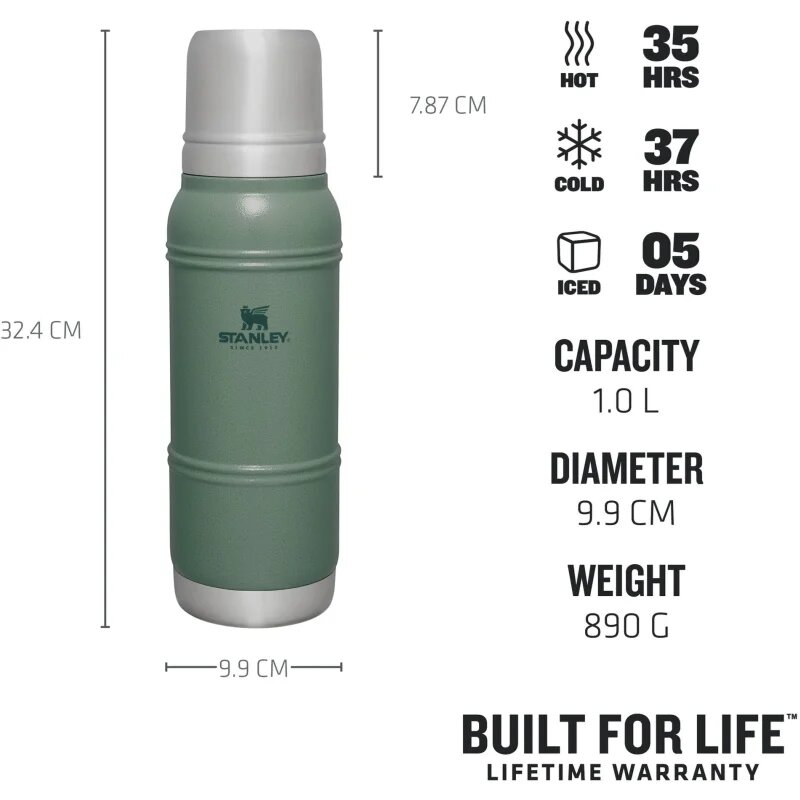 Stanley Artisan Thermal Bottle termoska Hammertone Green 1 ks