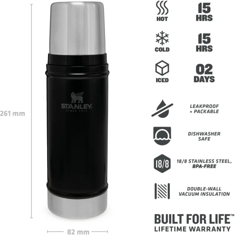 Stanley Classic Legendary Bottle termoska Matte Black 1 ks