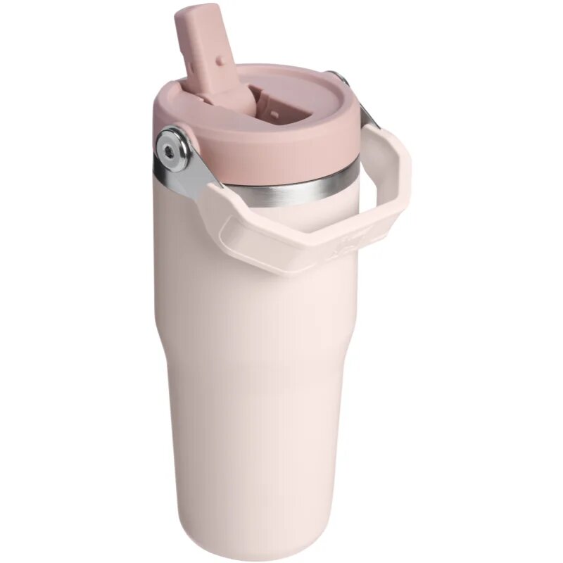 Stanley IceFlow™ Flip Straw 2.0 Tumbler nerezová termoláhev Rose Quartz 410 ml
