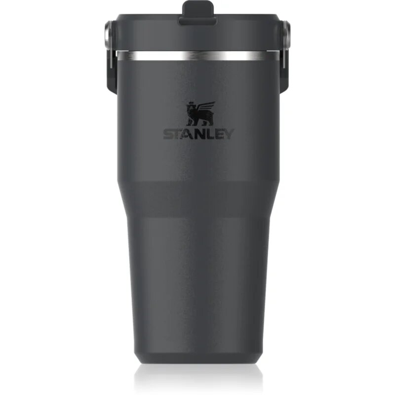 Stanley IceFlow™ Flip Straw Tumbler nerezová láhev na vodu Black 2.0 590 ml