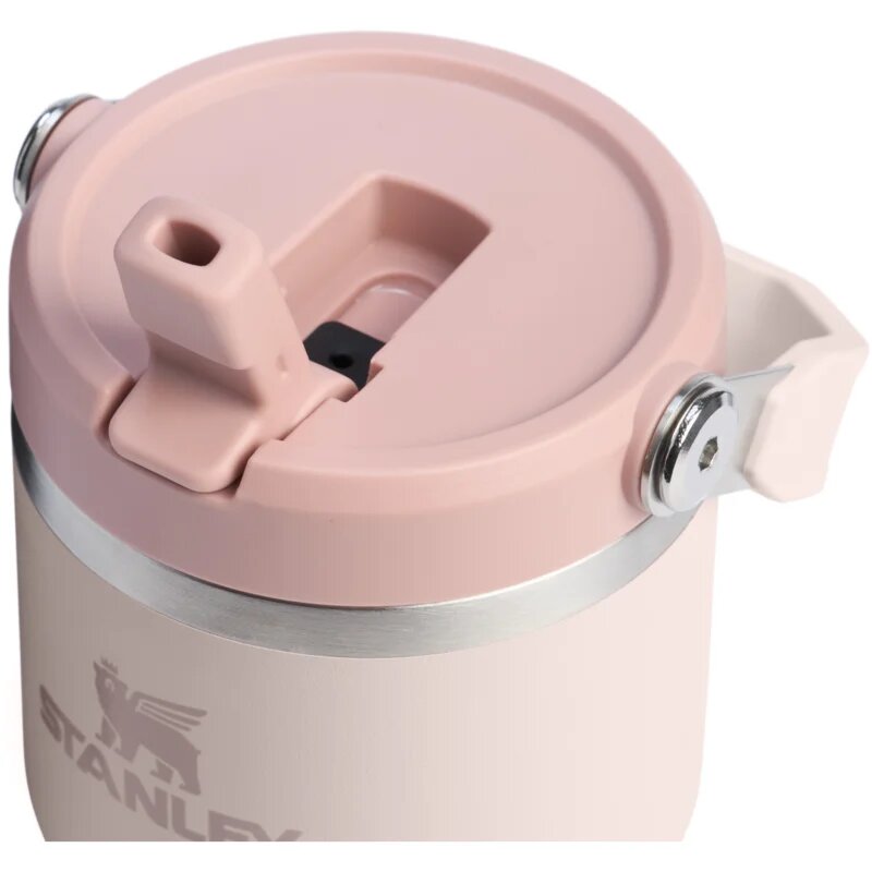 Stanley IceFlow™ Flip Straw Tumbler nerezová láhev na vodu Rose Quartz 600 ml