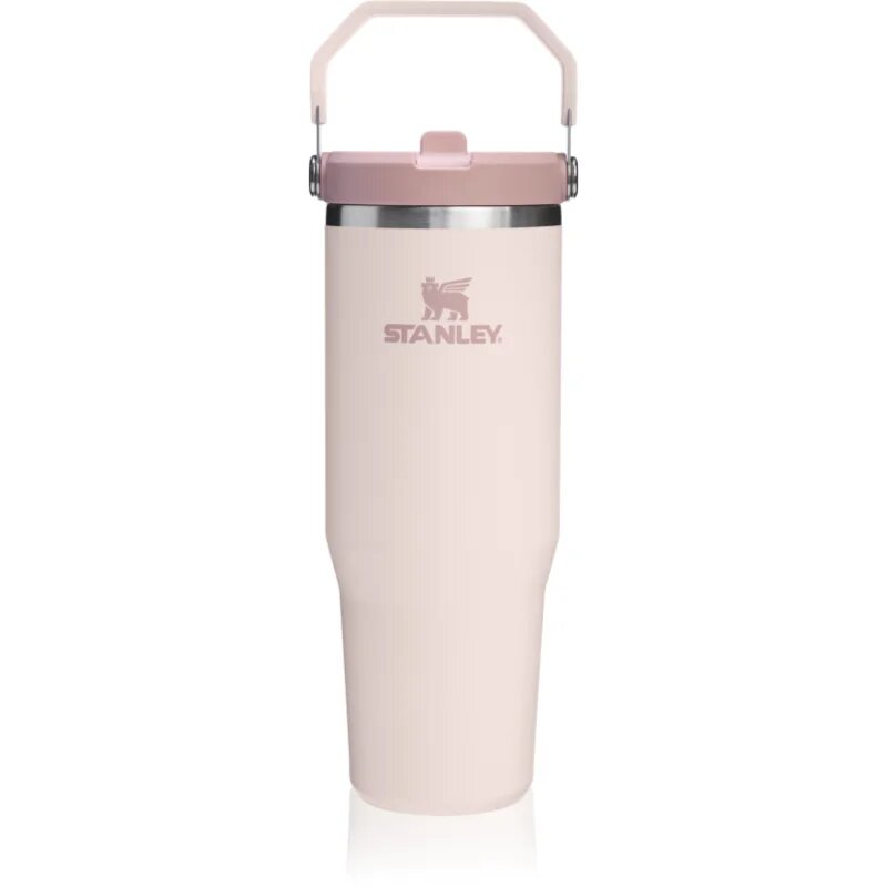 Stanley IceFlow™ Flip Straw Tumbler nerezová láhev na vodu Rose Quartz 890 ml