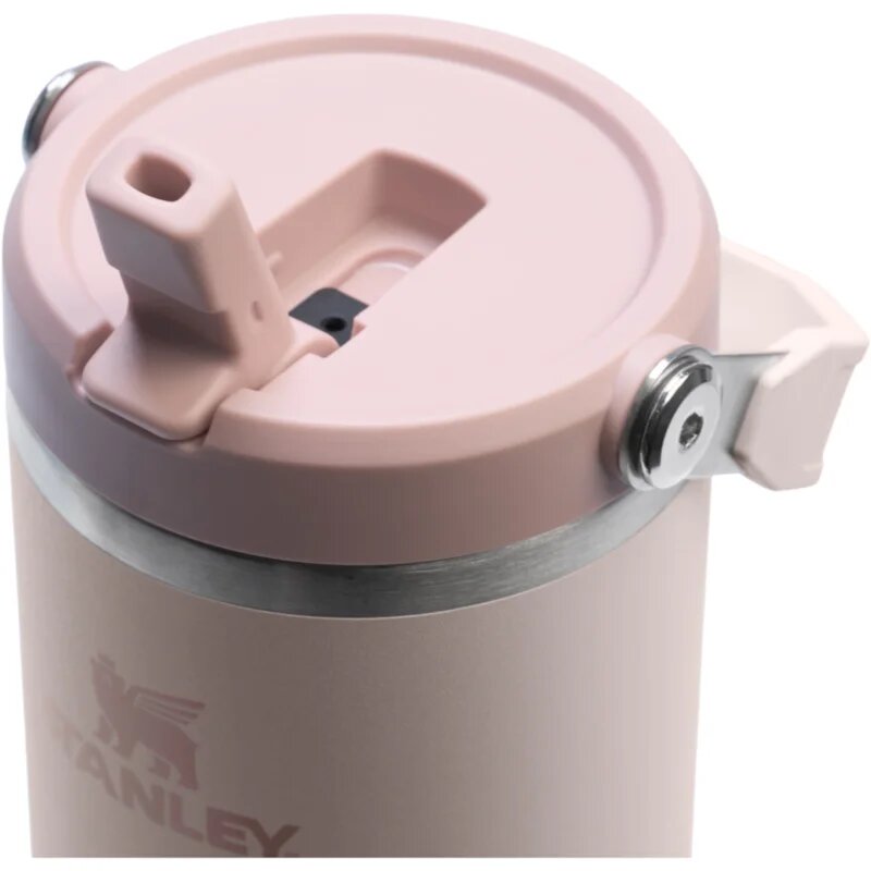 Stanley IceFlow™ Flip Straw Tumbler nerezová láhev na vodu Rose Quartz 890 ml