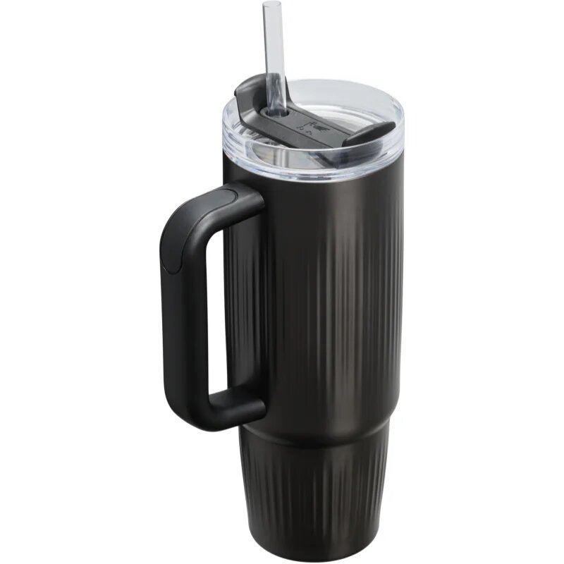 Stanley Quencher H2.O FlowState™ Fluted Tumbler nerezový tumbler s brčkem střední Black PVD 1 ks