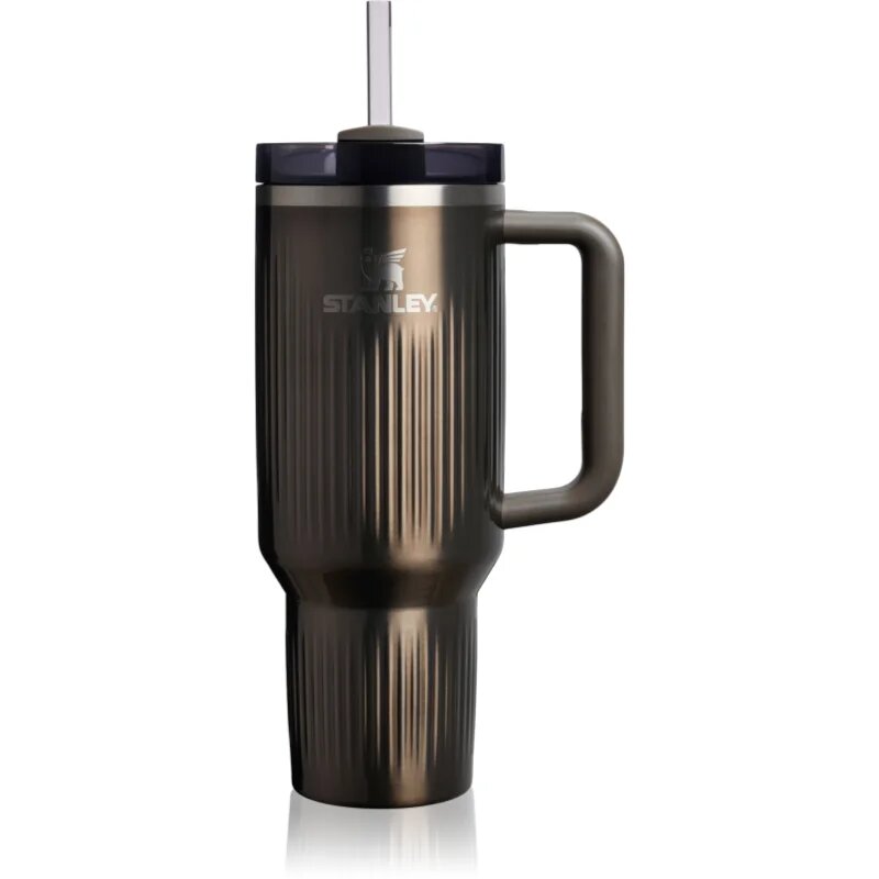 Stanley Quencher H2.O FlowState™ Fluted Tumbler nerezový tumbler s brčkem velký Gunmetal Shine 1 ks