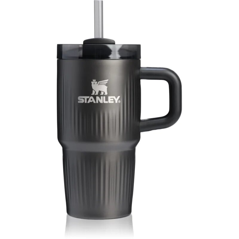 Stanley Quencher H2.O Fluted Tumbler nerezový tumbler s brčkem malý Black PVD 1 ks