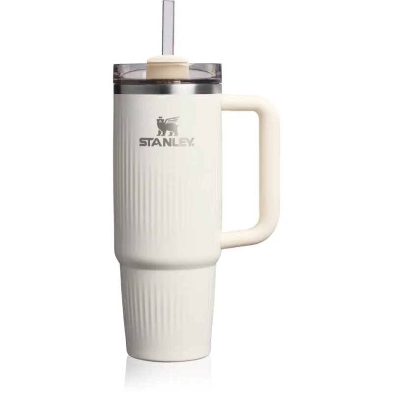 Stanley Quencher H2.O Fluted Tumbler nerezový tumbler s brčkem velký cream gloss 1 ks