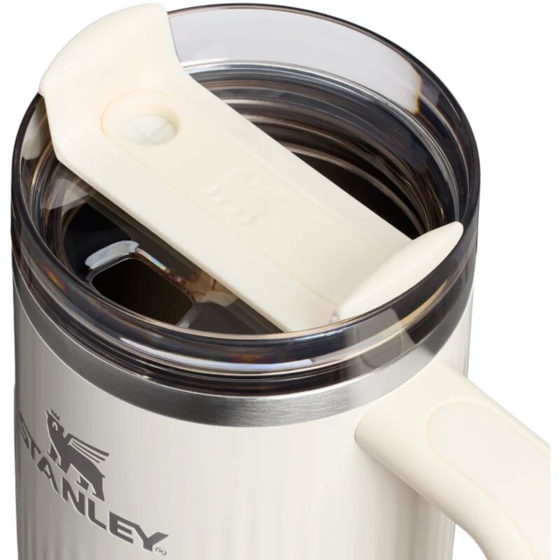 Stanley Quencher H2.O Fluted Tumbler nerezový tumbler s brčkem velký cream gloss 1 ks