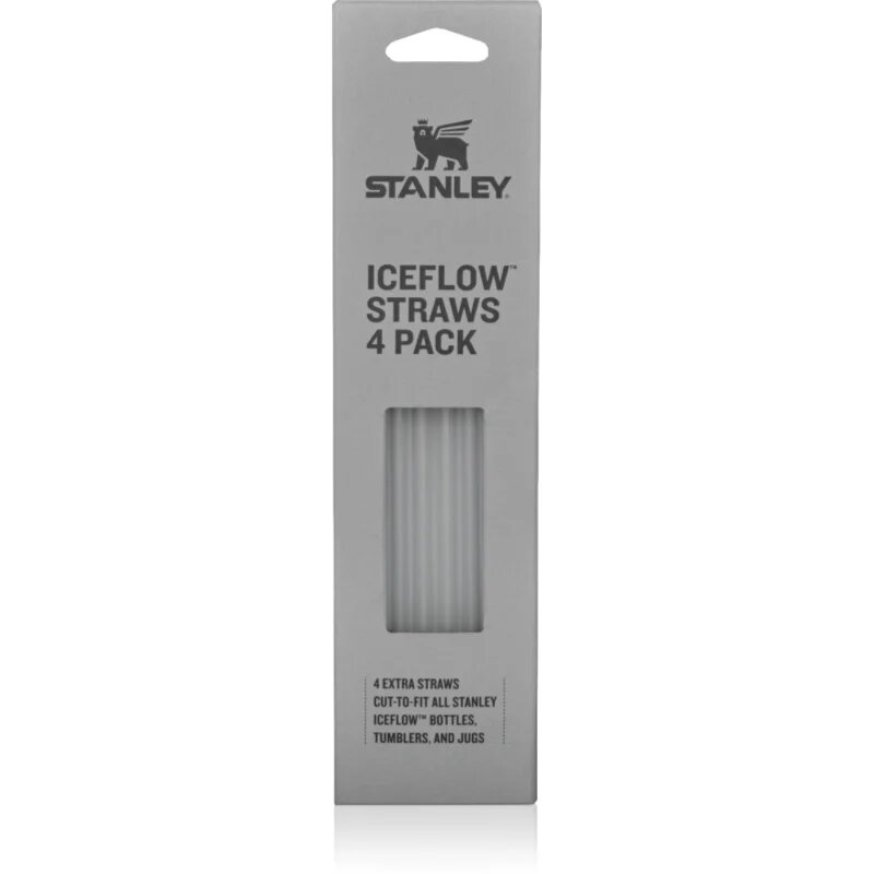 Stanley The Quencher Tumbler Straws náhradní brčka 1180 ml Clear 4 ks