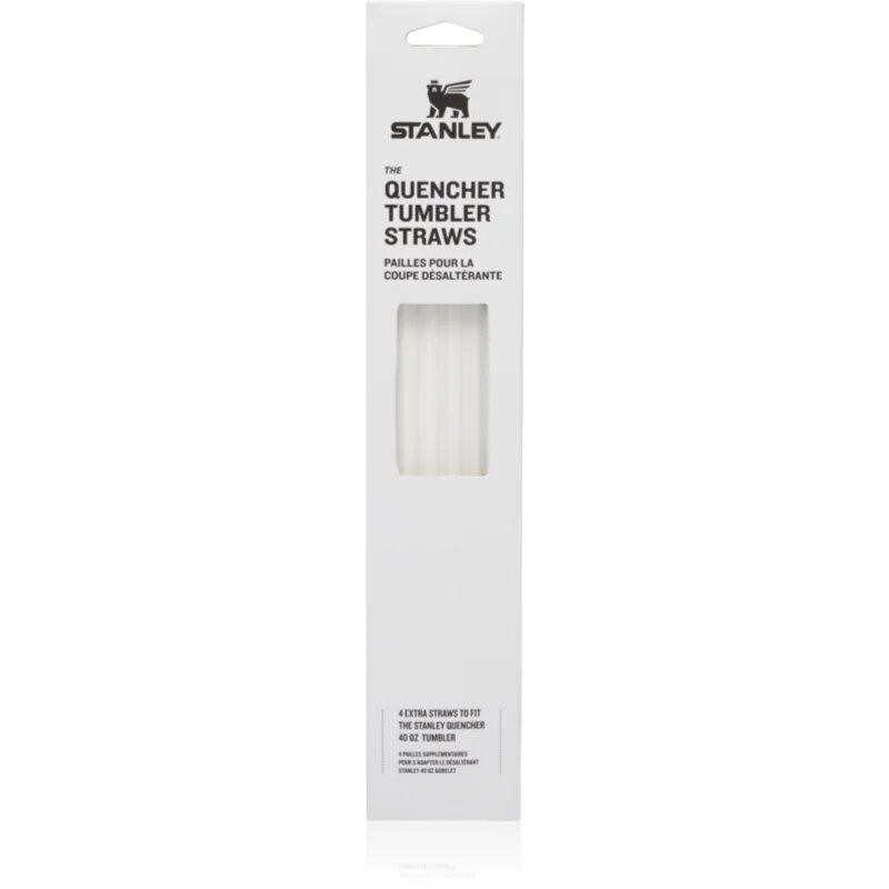 Stanley The Quencher Tumbler Straws náhradní brčka 1180 ml Transparent 4 ks