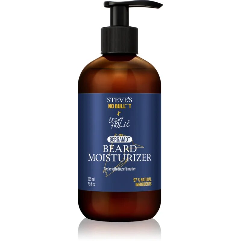 Steve's Beard Moisturizer hydratační krém na vousy 235 ml