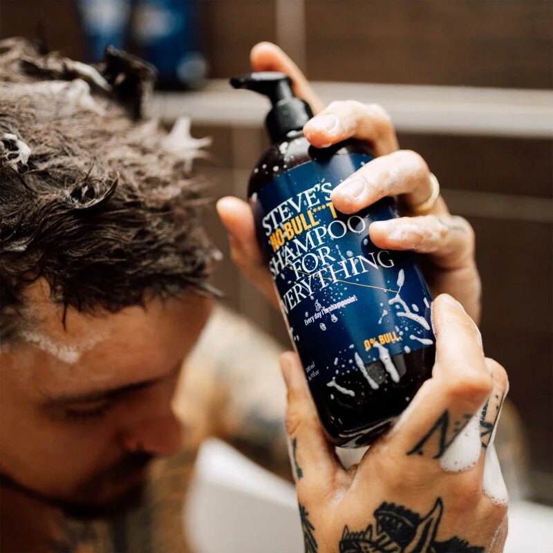 Steve's No Bull***t Shampoo For Everything šampon na vlasy a vousy 500 ml
