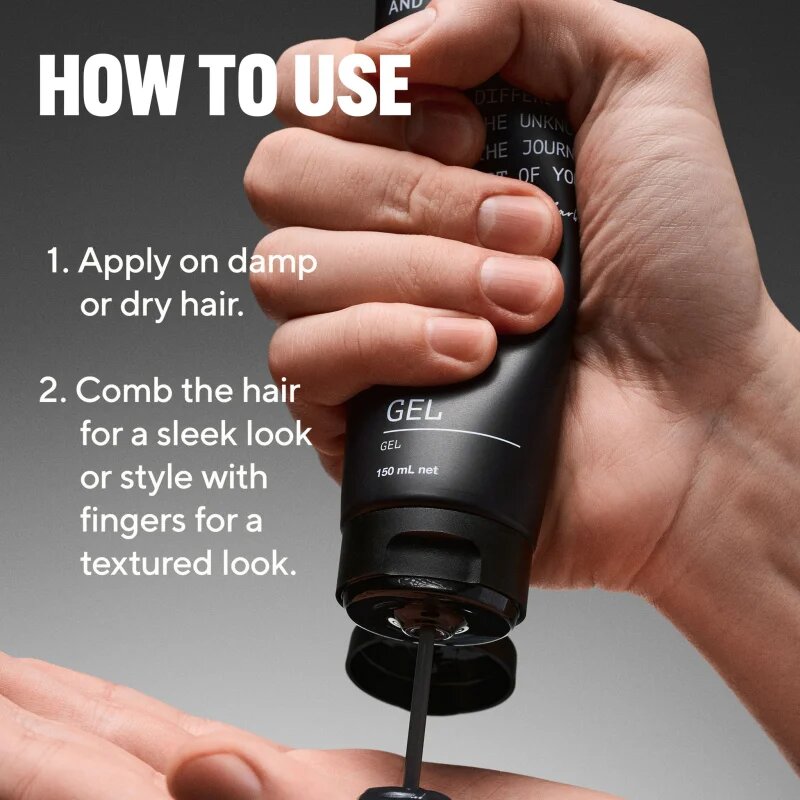 STMNT Nomad Barber Gel stylingový gel pro fixaci a tvar 150 ml