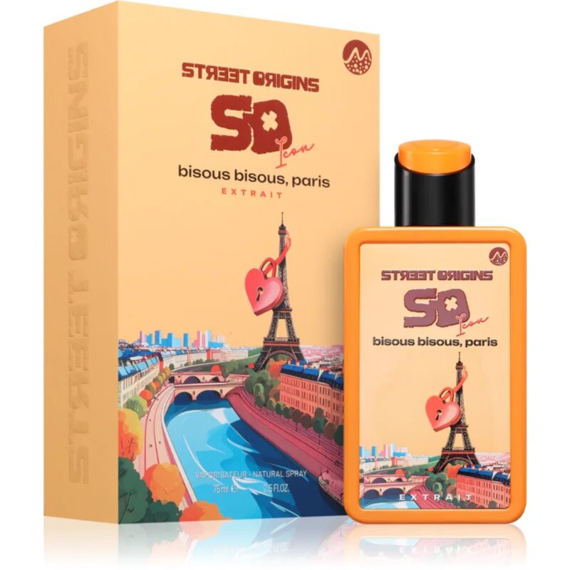 Street Origins Bisous Bisous Paris parfémový extrakt pro ženy 75 ml