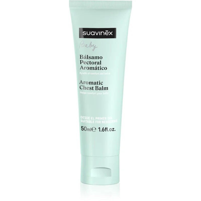 Suavinex Baby Aromatic Chest Balm balzám na hrudník pro uvolnění hlenů 50 ml