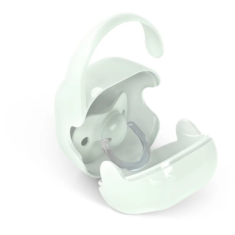 Suavinex Birdies Pacifier Holder krabička na dudlík Green 1 ks