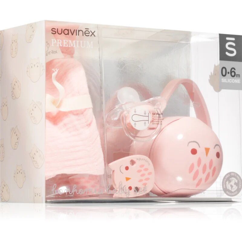 Suavinex Bonhomia Gift Set Pink dárková sada pro děti od narození
